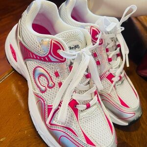 Coach White and Pink Sneakers